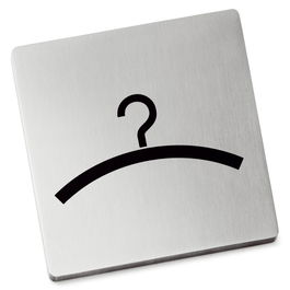 Zack Señal Información Indici Ropero Placa Señalización 8x8 cm